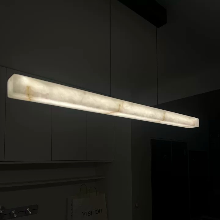 Desk Setup Minimalist - Nordic Strip Luxus LED-Pendelleuchte Minimalistische Hängeleuchte