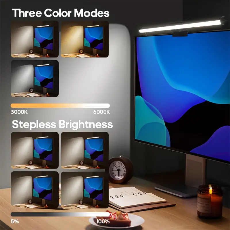 USB LED Schreibtischlampe Bild – Desk Setup Lamp Bewertung und Preis