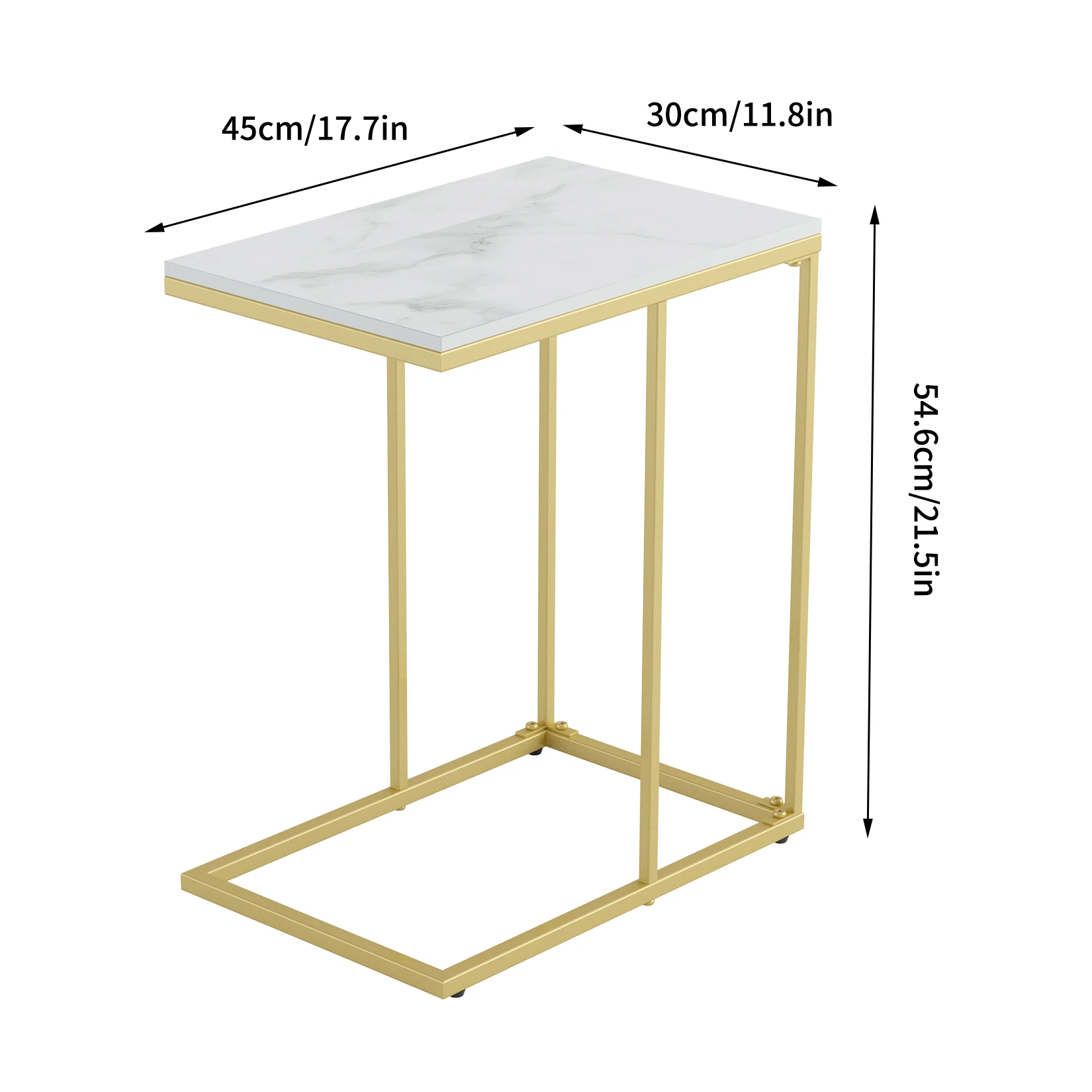 Marmor-Beistelltisch, C-förmig – Desk Setup Minimalist Bewertung und Preis